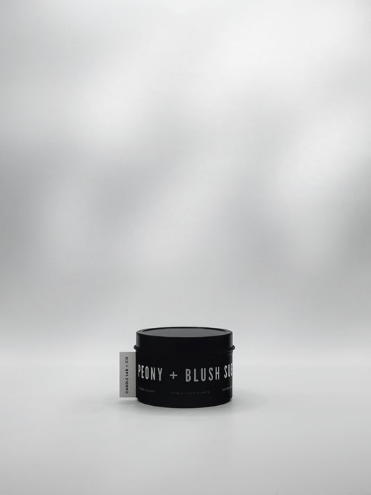 TRAVEL CANDLE | PEONY + BLUSH SUEDE